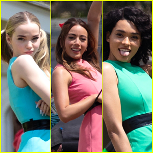 Dove Cameron, Chloe Bennet & Yana Perrault Get Into Character In First 'Powerpuff' Pics!