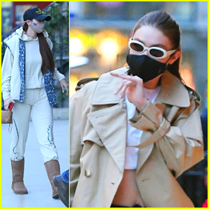 Gigi Hadid Goes For Comfort Following a Photo Shoot in NYC
