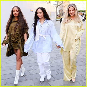 Little Mix Step Out To Promote Their New Song After Dropping 'Confetti' Remix Video