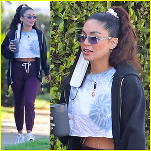 Vanessa Hudgens Enjoys An Early Morning Walk With GG Magree