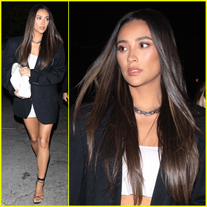 Shay Mitchell Steps Out For Saturday Night Dinner