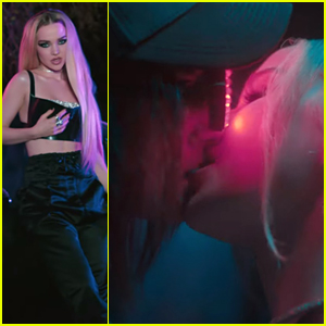 Dove Cameron Rezz Share A Kiss In Their New Taste Of You Music Video Watch Dove Cameron Music Music Video Just Jared Jr