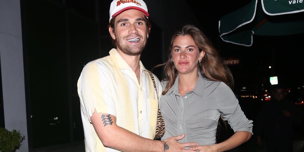 KJ Apa & Pregnant Clara Berry Step Out Together for a Birthday Party