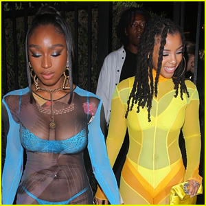 Normani & Chloe Bailey Attend Doja Cat's Star-Studded Album Release Party!