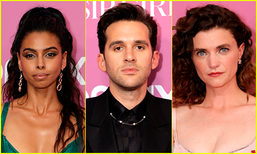 Rana Roy, Adam Chanler-Berat and Megan Ferguson at the Gossip Girl premiere