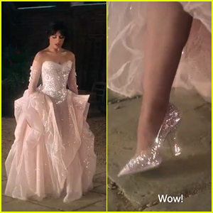 Camila Cabello Gets Her Cinderella Ball Gown & Glass Slippers In New Clips