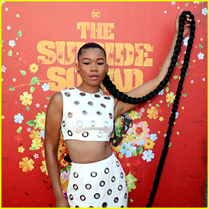 Storm Reid Looks So Fierce With a Super Long Braid at 'The Suicide Squad' Premiere