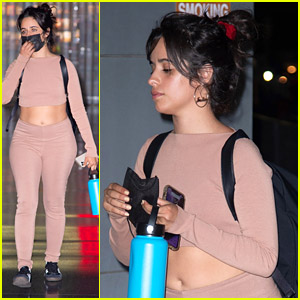 Camila Cabello Keeps It Cute In Matching Outfit While Arriving in NYC