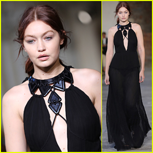 Gigi Hadid Alberta Ferretti Show Milan Fashion Week September 19