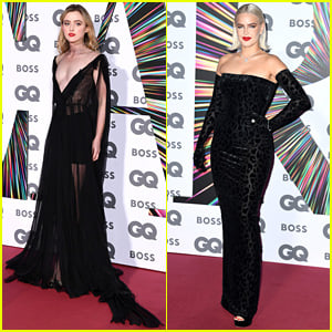 Kathryn Newton & Anne-Marie Stun In Black Gowns at British GQ's Men of the Year Awards
