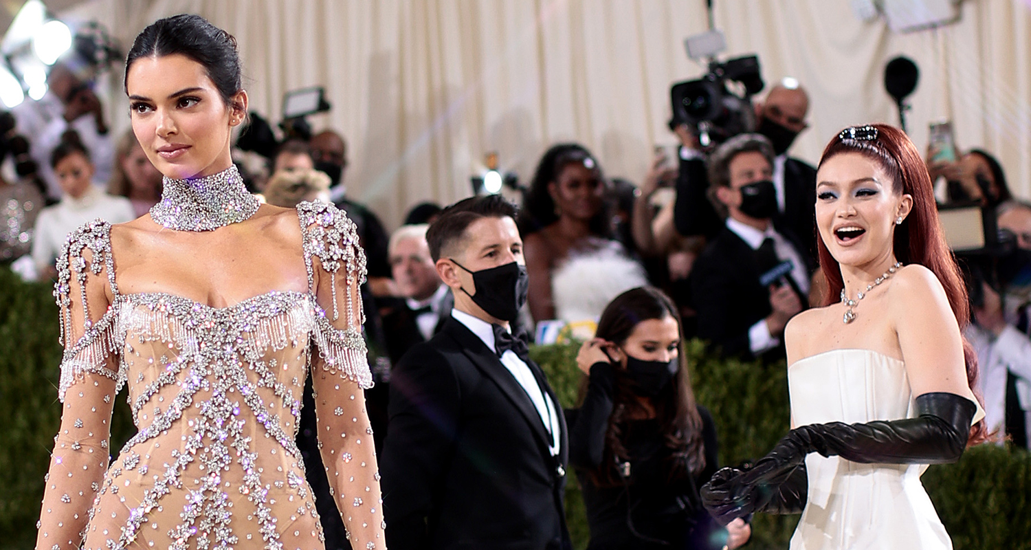 Gigi Hadid Has the Best Reaction to Kendall Jenner at Met Gala 2021 ...