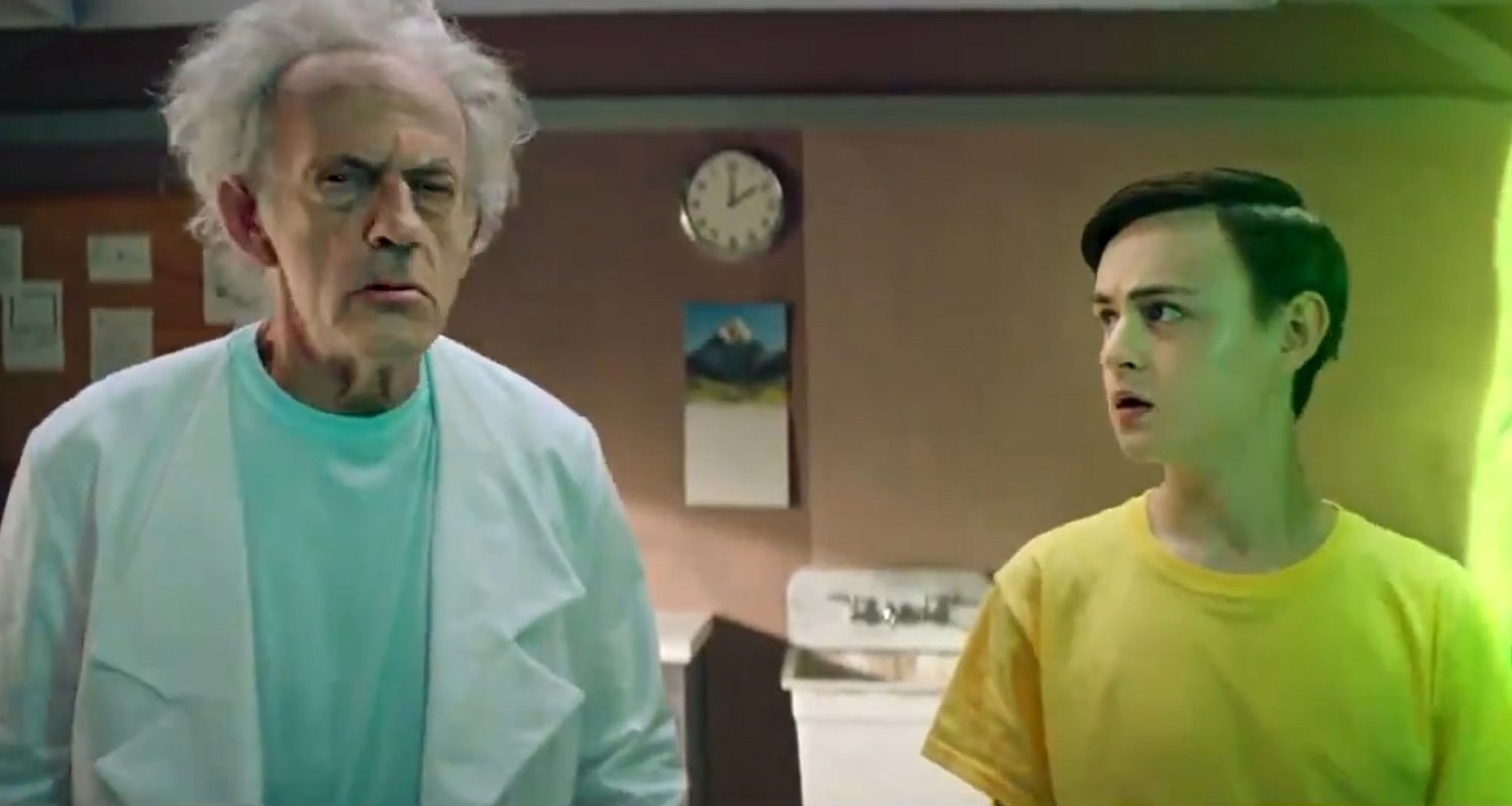 Jaeden Martell And Christopher Lloyd Turn Into Live Action ‘rick And Morty In New Clip