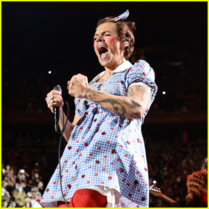Harry Styles Dressed as Dorothy From 'The Wizard of Oz' for 'Harryween'!
