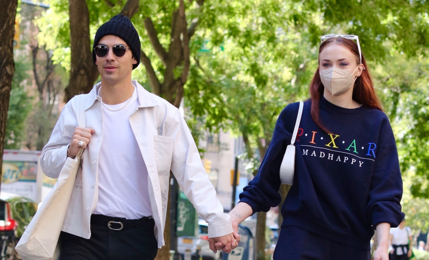 Sophie Turner and Joe Jonas attend the 2022 Global Citizen Festival at  Central Park in New