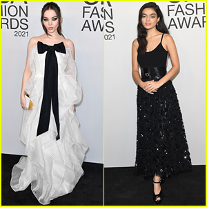 Dove Cameron Rachel Zegler Snap Selfies At Cfda Fashion Awards 21 Avani Gregg Blake Gray Cara Delevingne Dove Cameron Evan Mock Fashion Kelsey Asbille Rachel Zegler Tommy Dorfman Just Jared Jr