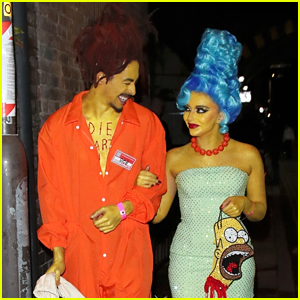Jade Thirlwall Delivers Amazing Marge Simpson Costume For Halloween!