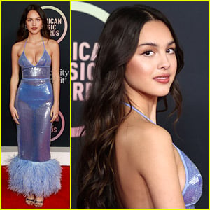 Olivia Rodrigo Makes Her Amas Red Carpet Debut In Sheer Blue Dress! | 2021  American Music Awards, American Music Awards, Olivia Rodrigo | Just Jared  Jr.