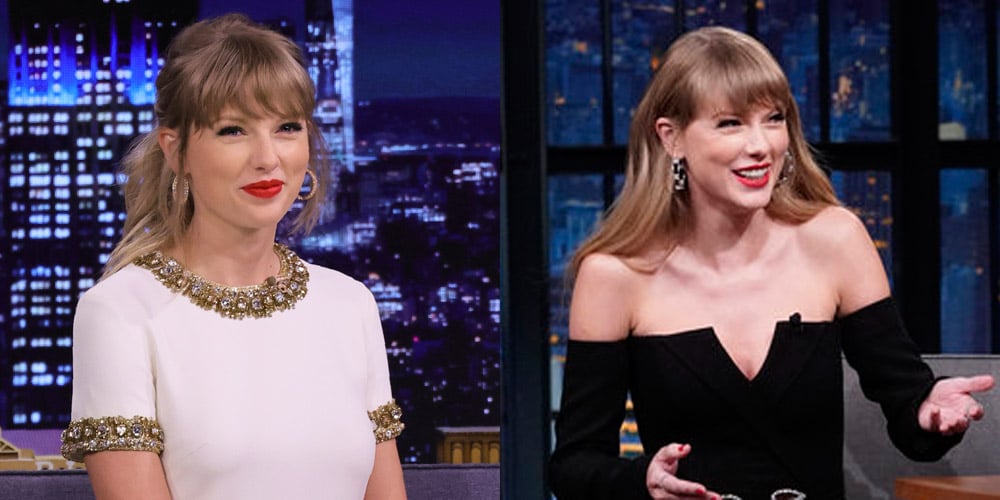 See Photos From Taylor Swifts Fallon Meyers Interviews Taylor Swift Just Jared Jr