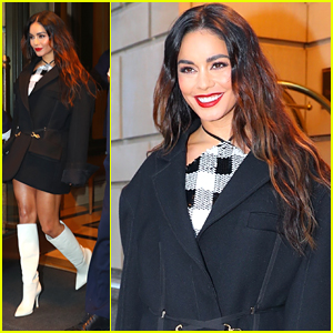 Vanessa Hudgens Promotes Two New Netflix Projects in NYC