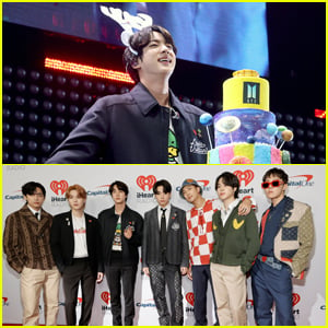 BTS Celebrates Jin's 29th Birthday at iHeartRadio's Jingle Ball 2021