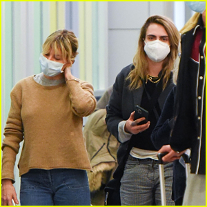 Cara Delevingne Spotted Landing in NYC with Another Famous Star!