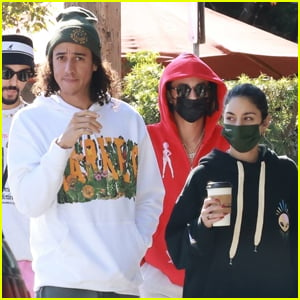 Vanessa Hudgens & Boyfriend Cole Tucker Grab Lunch with Friends in Los Feliz