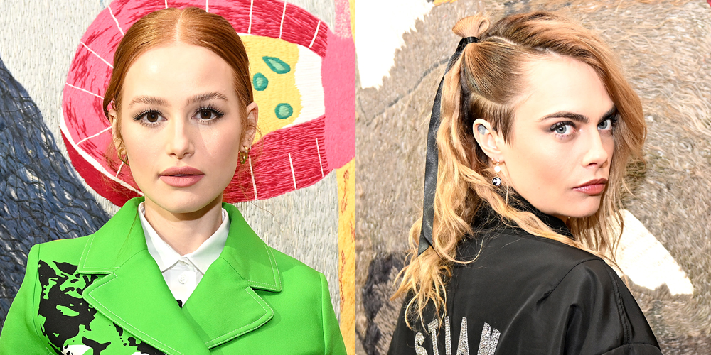 Madelaine Petsch & Cara Delevingne Sit Front Row at Dior Haute Couture Show - Just Jared Jr.