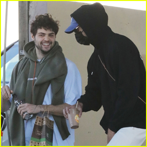 Noah Centineo & Jacob Elordi Share a Laugh During Afternoon Outing!
