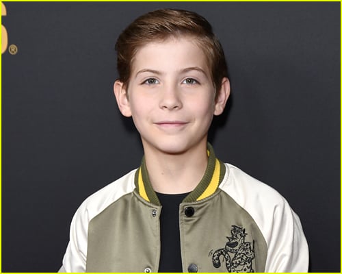 Jacob Tremblay Poses on a red carpet, dream casting for Percy Jackson series
