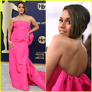 Ariana DeBose Is Pretty In Pink at SAG Awards 2022
