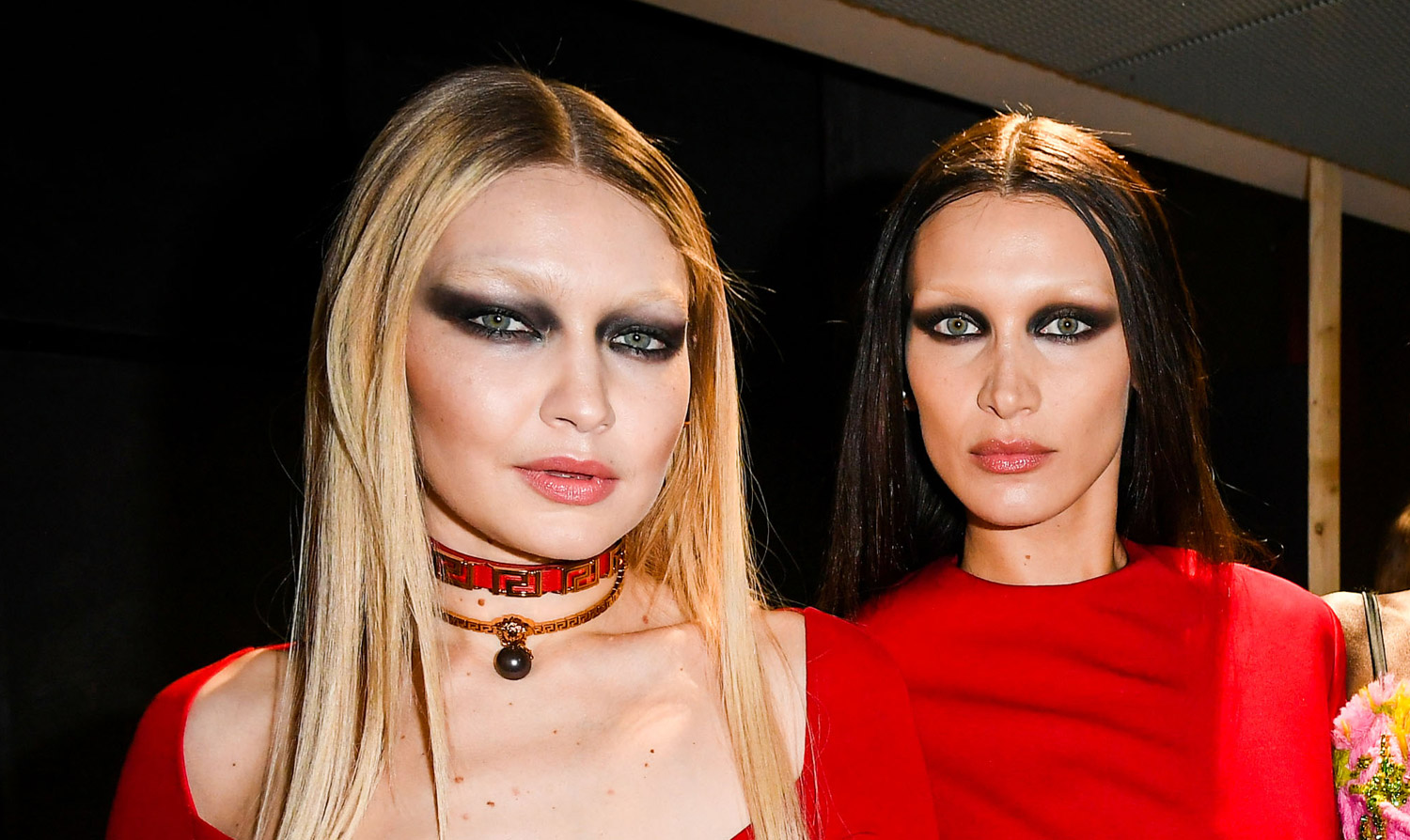 Bella and Gigi Hadid Have a Major Twinning Moment at Versace