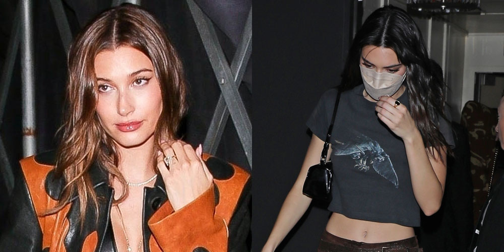 Kendall Jenner & Hailey Bieber Enjoy A Night Out At The Nice Guy In L.a 