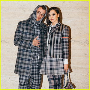 Maude Apatow Matches with 'Euphoria' Co-Star Angus Cloud in Thom Browne's Tartan