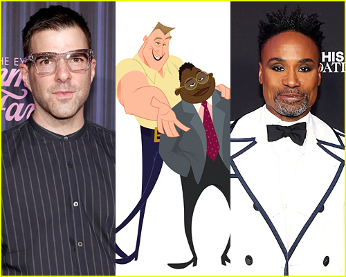 Zachary Quinto and Billy Porter in The Proud Family Louder and Prouder Cast