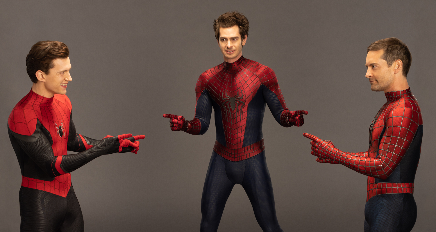 Tom Holland, Andrew Garfield & Tobey Maguire Recreate Spider-Man Me...