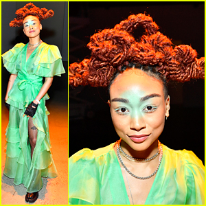 Tati Gabrielle Attends Prabal Gurung Fashion Show Ahead of 'Uncharted' Release