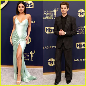Vanessa Hudens & Andrew Garfield Step Out For the SAG Awards 2022