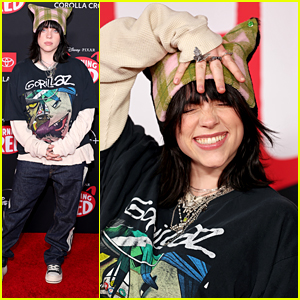 Billie Eilish Checks Out The 'Turning Red' Premiere in LA!