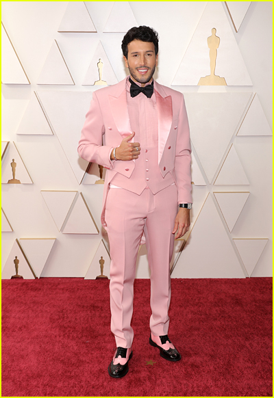 Sebastian Yatra on the red carpet at the Oscars