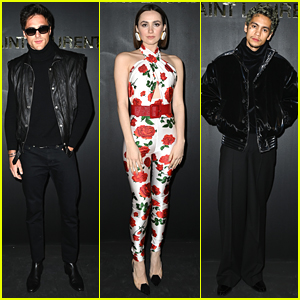 Euphoria's Maude Apatow, Jacob Elordi, Dominic Fike Attend Saint Laurent