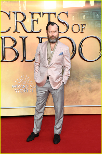 Jude Law at the Fantastic Beasts 3 premiere