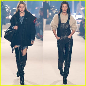 Gigi & Bella Hadid Pull Triple Duty at Paris Fashion Week - See Their Runway Looks!