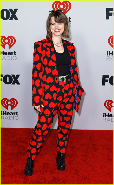 Ellie Dixon on the iHeartRadio Music Awards red carpet