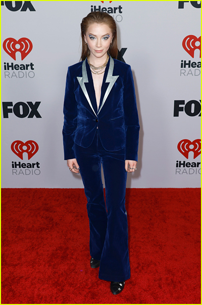 Lauren Weintraub on the iHeartRadio music awards red carpet