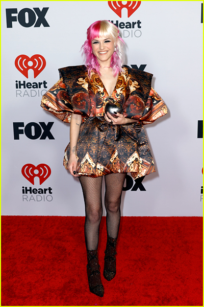 Sarah Barrios on the iHeartRadio Music Awards red carpet
