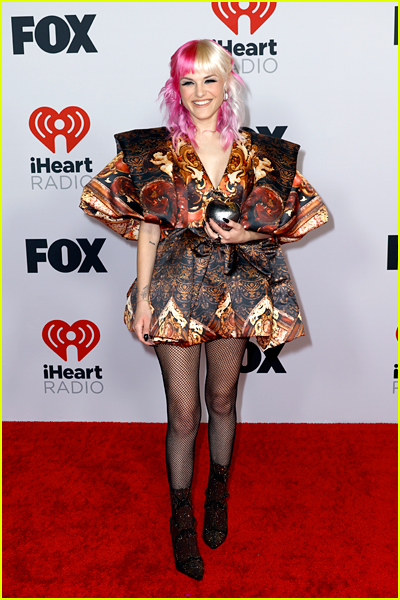 Sarah Barrios on the iHeartRadio music awards red carpet