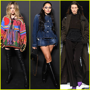 Paris Jackson & Avani Gregg Sit Front Row, Bella Hadid Walks In Givenchy Fashion Show