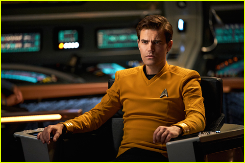 Paul Wesley in character as James T Kirk in Star Trek: Strange New Worlds