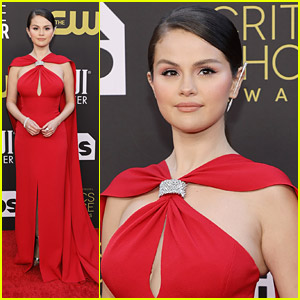 Selena Gomez Is A Gorgeous Lady in Red at Critics Choice Awards 2022