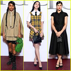 Yara Shahidi, Jisoo & Alexandra Daddario Step Out For Dior Paris Fashion Week Show